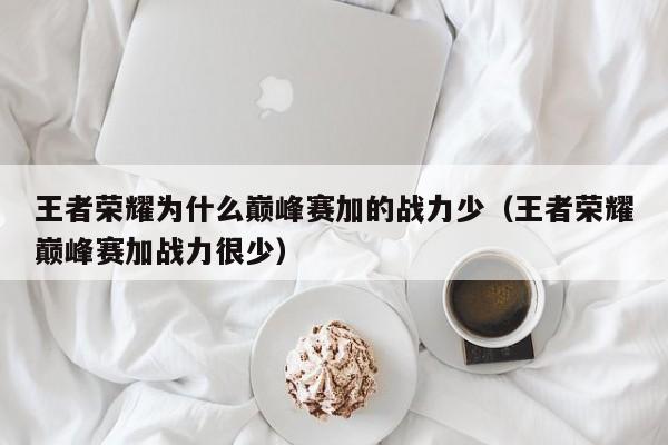 王者荣耀为什么巅峰赛加的战力少（王者荣耀巅峰赛加战力很少）