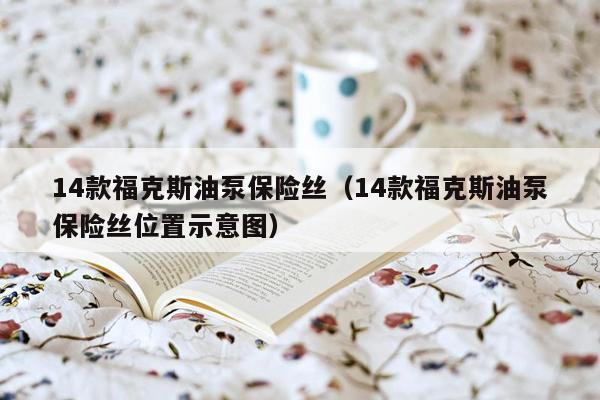 14款福克斯油泵保险丝（14款福克斯油泵保险丝位置示意图）