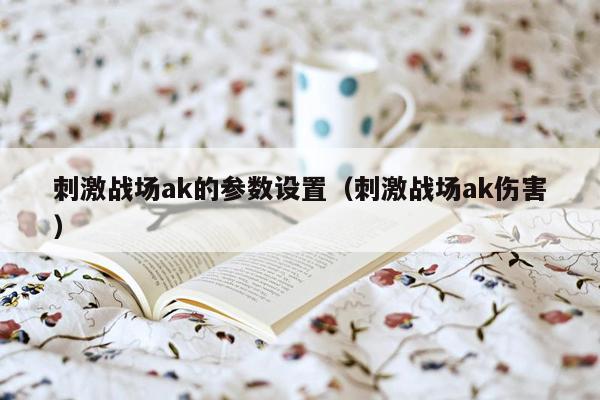 刺激战场ak的参数设置（刺激战场ak伤害）