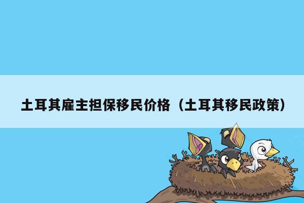 土耳其雇主担保移民价格（土耳其移民政策）