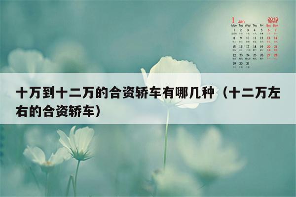 十万到十二万的合资轿车有哪几种（十二万左右的合资轿车）