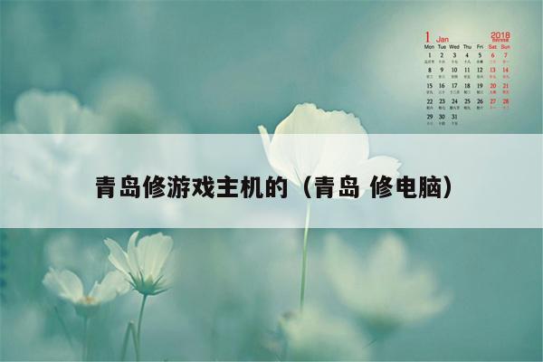 青岛修游戏主机的（青岛 修电脑）