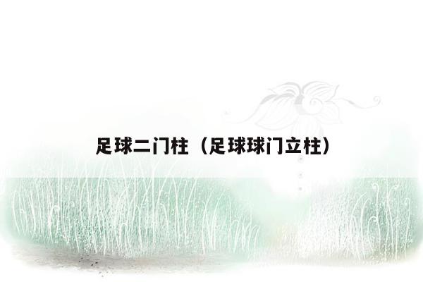 足球二门柱（足球球门立柱）