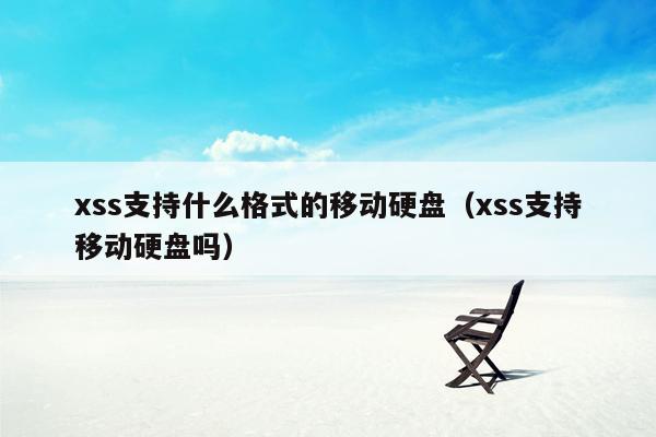 xss支持什么格式的移动硬盘（xss支持移动硬盘吗）
