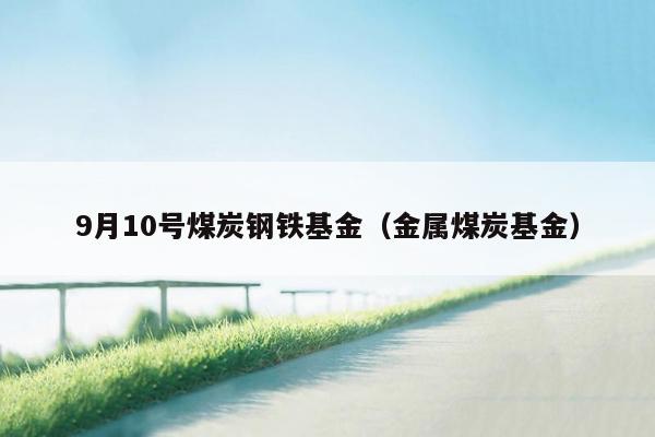 9月10号煤炭钢铁基金（金属煤炭基金）