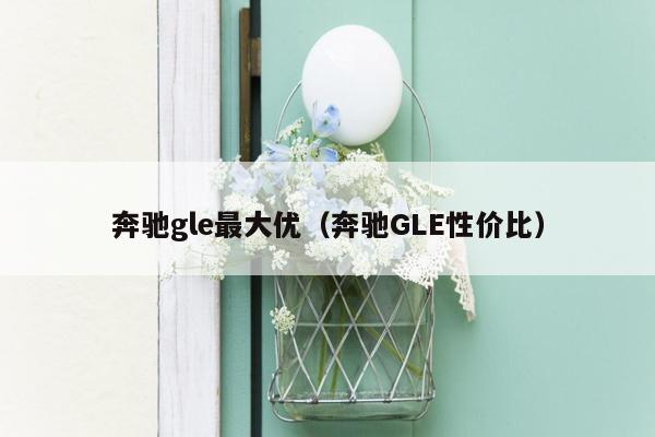 奔驰gle最大优（奔驰GLE性价比）
