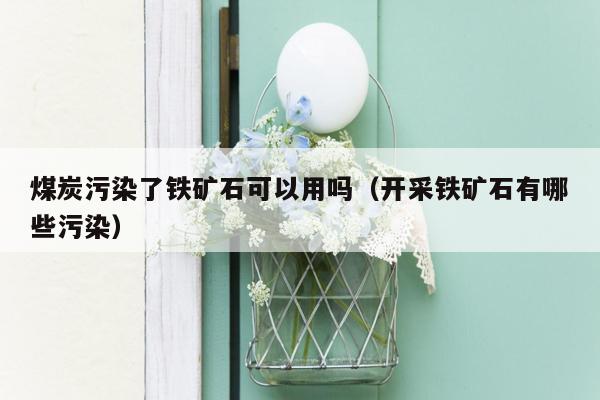 煤炭污染了铁矿石可以用吗（开采铁矿石有哪些污染）