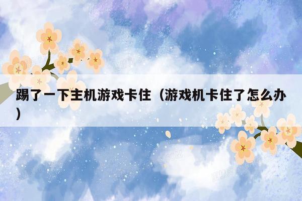 踢了一下主机游戏卡住（游戏机卡住了怎么办）