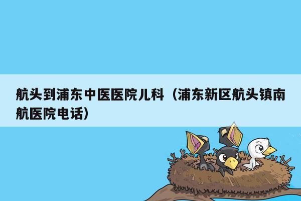 航头到浦东中医医院儿科（浦东新区航头镇南航医院电话）