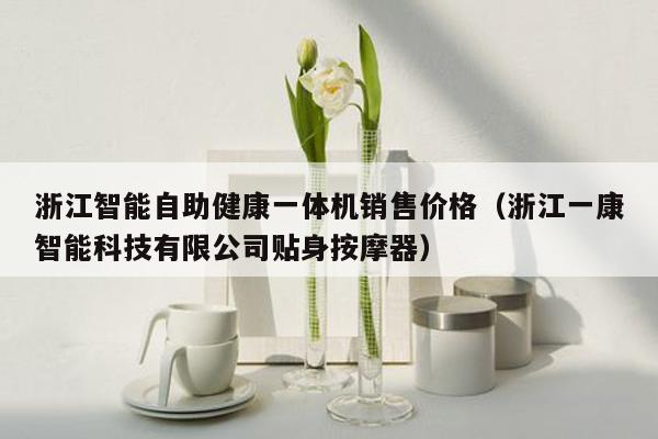 浙江智能自助健康一体机销售价格（浙江一康智能科技有限公司贴身按摩器）