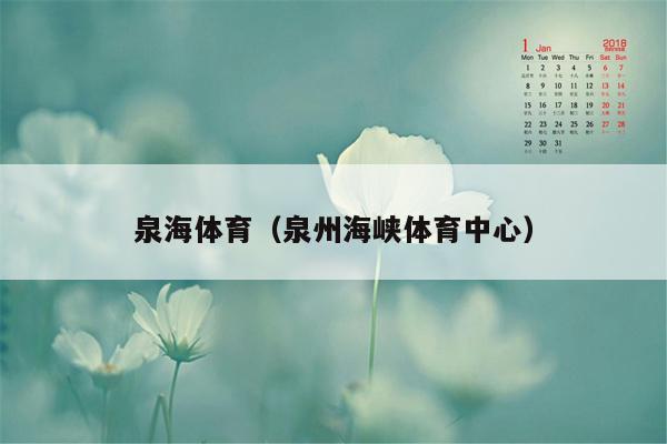 泉海体育（泉州海峡体育中心）