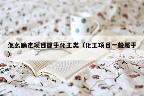 怎么确定项目属于化工类（化工项目一般属于）