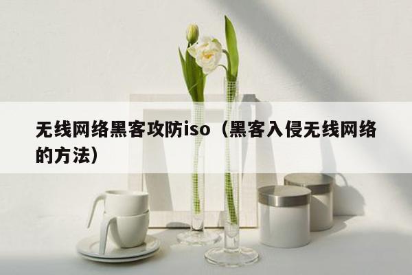 无线网络黑客攻防iso（黑客入侵无线网络的方法）