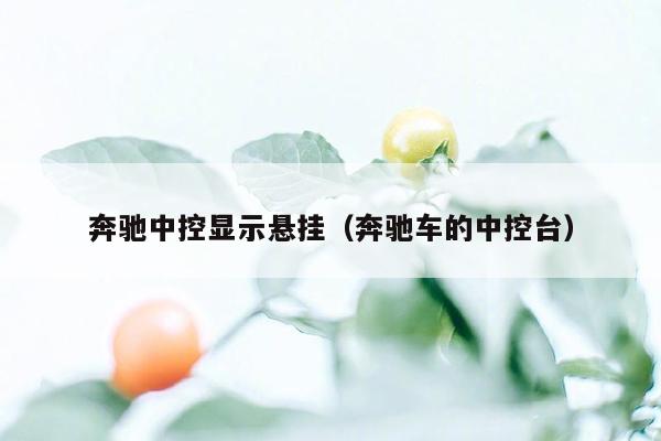 奔驰中控显示悬挂（奔驰车的中控台）