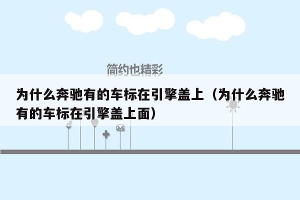 为什么奔驰有的车标在引擎盖上（为什么奔驰有的车标在引擎盖上面）