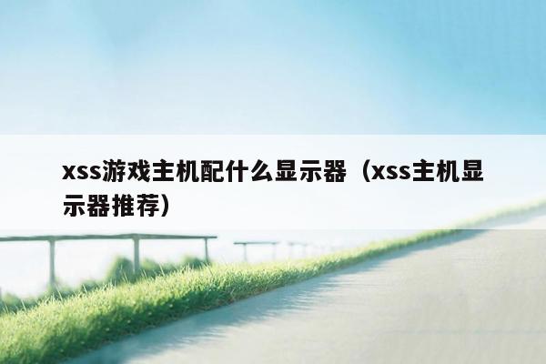 xss游戏主机配什么显示器（xss主机显示器推荐）