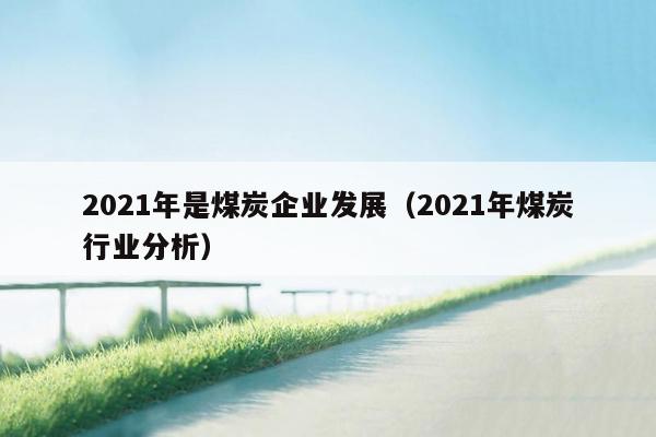 2021年是煤炭企业发展（2021年煤炭行业分析）