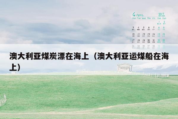 澳大利亚煤炭漂在海上（澳大利亚运煤船在海上）