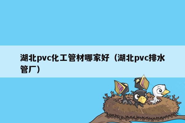湖北pvc化工管材哪家好（湖北pvc排水管厂）
