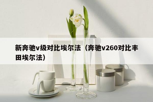 新奔驰v级对比埃尔法（奔驰v260对比丰田埃尔法）