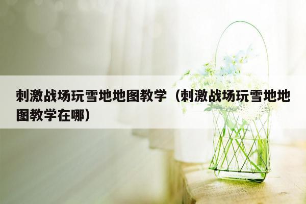 刺激战场玩雪地地图教学（刺激战场玩雪地地图教学在哪）