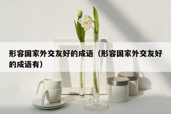 形容国家外交友好的成语（形容国家外交友好的成语有）