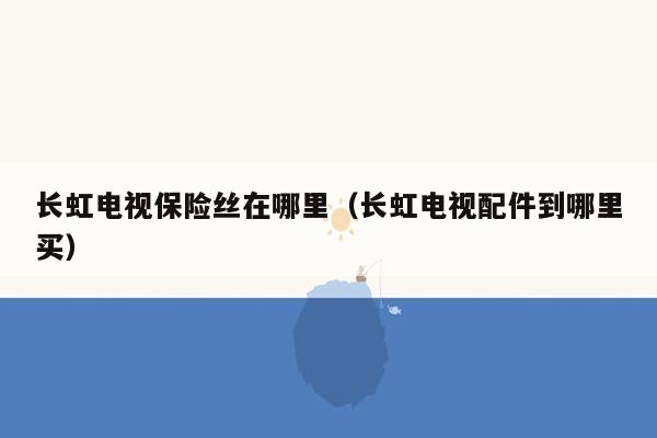长虹电视保险丝在哪里（长虹电视配件到哪里买）