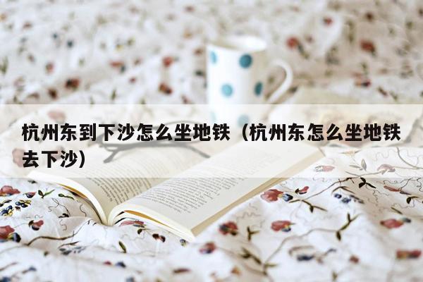 杭州东到下沙怎么坐地铁（杭州东怎么坐地铁去下沙）