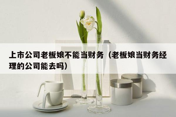 上市公司老板娘不能当财务（老板娘当财务经理的公司能去吗）