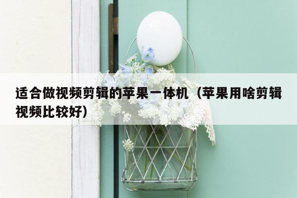 适合做视频剪辑的苹果一体机（苹果用啥剪辑视频比较好）