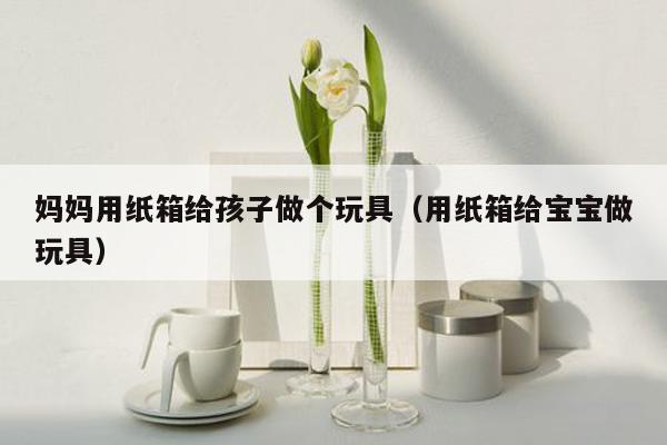 妈妈用纸箱给孩子做个玩具（用纸箱给宝宝做玩具）