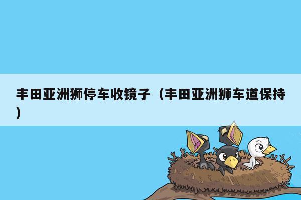 丰田亚洲狮停车收镜子（丰田亚洲狮车道保持）