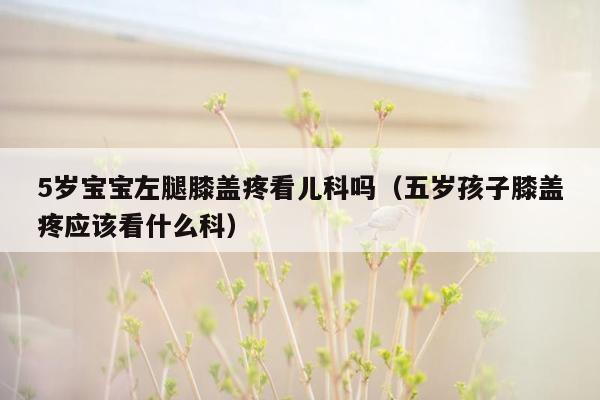 5岁宝宝左腿膝盖疼看儿科吗（五岁孩子膝盖疼应该看什么科）
