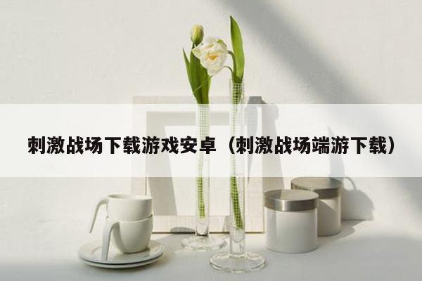 刺激战场下载游戏安卓（刺激战场端游下载）