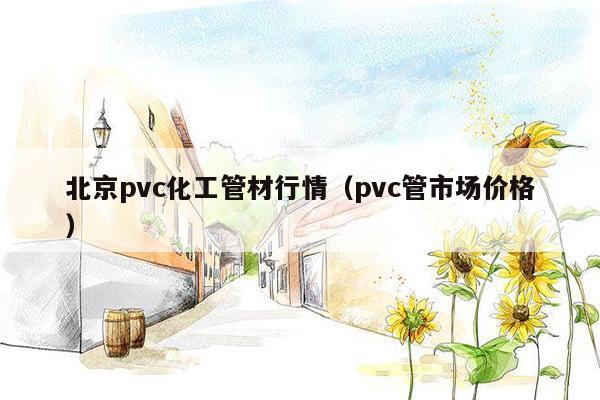 北京pvc化工管材行情（pvc管市场价格）