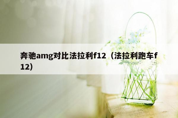 奔驰amg对比法拉利f12（法拉利跑车f12）