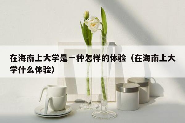在海南上大学是一种怎样的体验（在海南上大学什么体验）