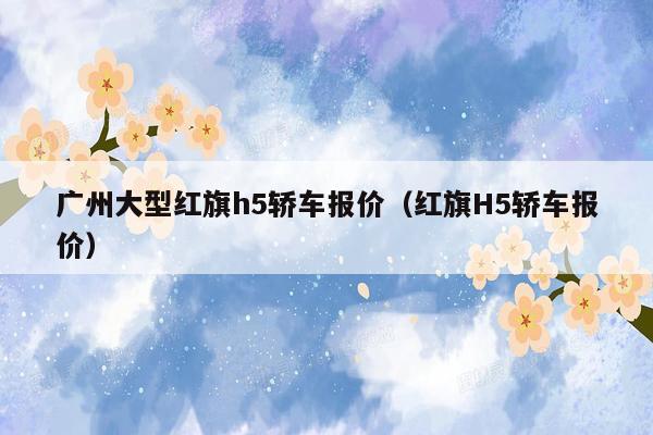 广州大型红旗h5轿车报价（红旗H5轿车报价）