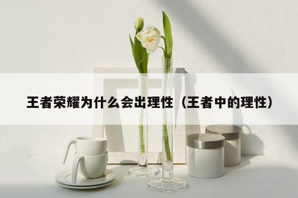 王者荣耀为什么会出理性（王者中的理性）