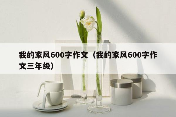 我的家风600字作文（我的家风600字作文三年级）