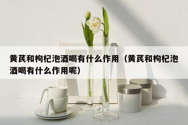 黄芪和枸杞泡酒喝有什么作用（黄芪和枸杞泡酒喝有什么作用呢）