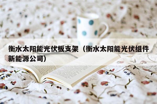 衡水太阳能光伏板支架（衡水太阳能光伏组件新能源公司）