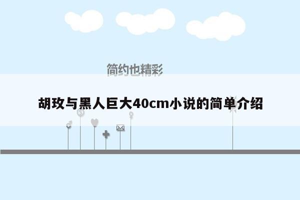 胡玫与黑人巨大40cm小说的简单介绍