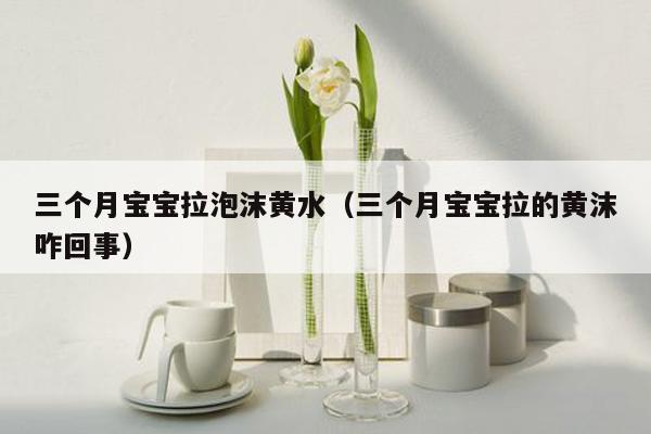 三个月宝宝拉泡沫黄水（三个月宝宝拉的黄沫咋回事）