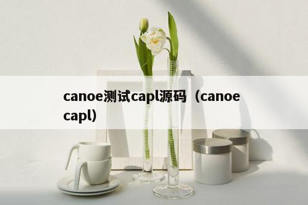 canoe测试capl源码（canoe capl）