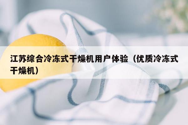 江苏综合冷冻式干燥机用户体验（优质冷冻式干燥机）
