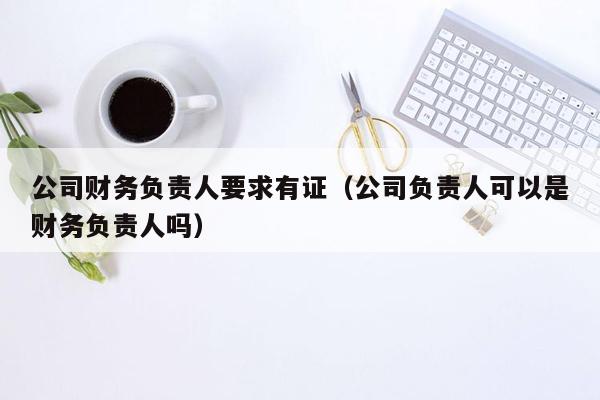 公司财务负责人要求有证（公司负责人可以是财务负责人吗）