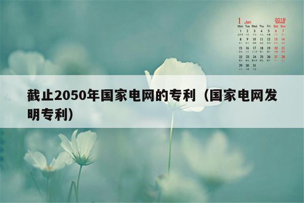 截止2050年国家电网的专利（国家电网发明专利）