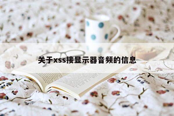 关于xss接显示器音频的信息