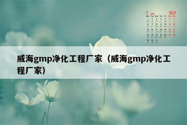 威海gmp净化工程厂家（威海gmp净化工程厂家）